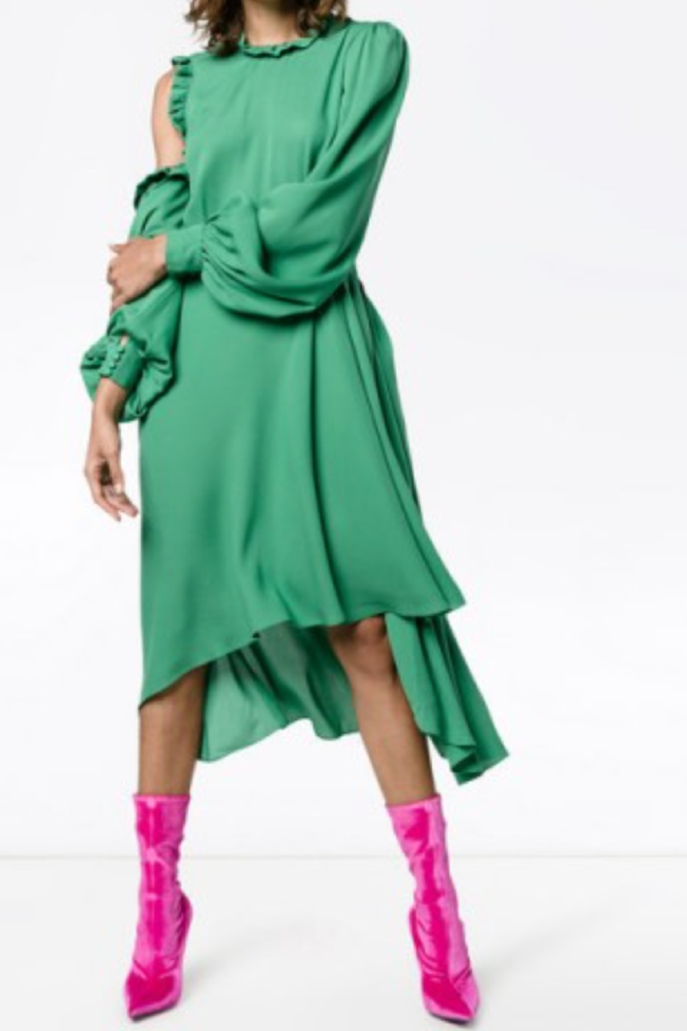 Rent Magda Butrym Midi Dress | 36} | WeDress Collective